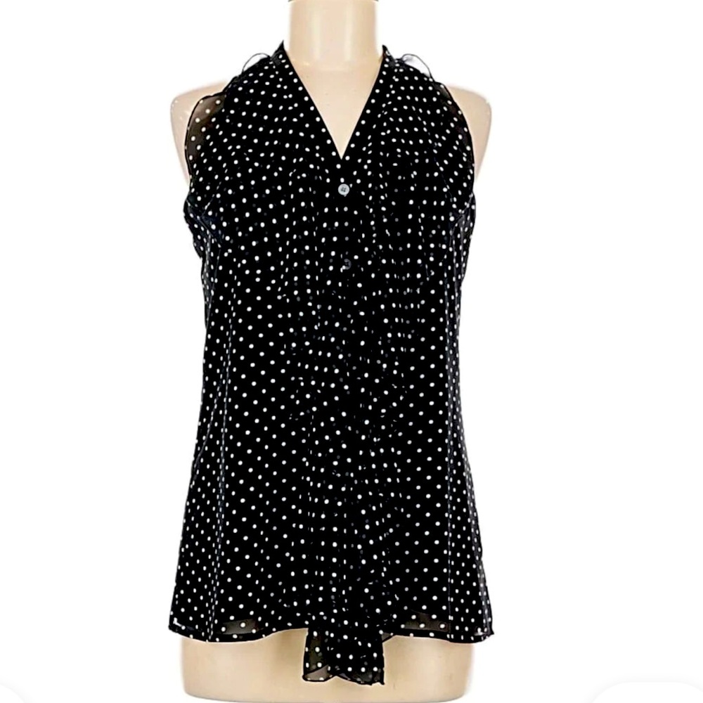 Vince Camuto Polka Dots Blouse